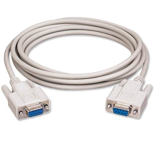 BB-232NM9FF6 - 6FT - 9 PIN NULL MODEM CABLE, FEMALE TO FEMALE