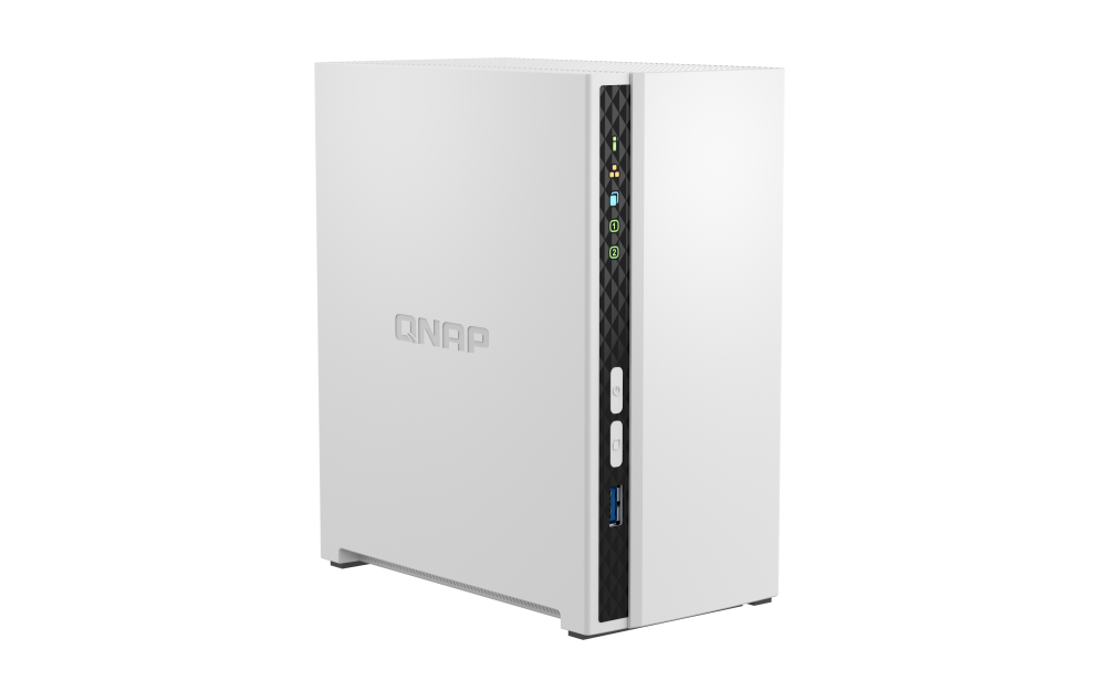 TS-233 - NAS QNAP TS-233 - 2 x Vani totali - 4 GB Capacit memoria Flash - ARM Cortex A15 2 GHz - 2 GB RAM Tower - Serial ATA/600 Controllore - 1 x RJ-45 - Gigabit Ethernet