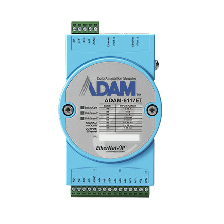 ADAM-6117EI-AE - 8-CH ISOLATED ANALOG INPUT ETHERNET/IP MODULE