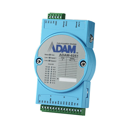 ADAM-6251-B - 16-ch Isolated Digital Input Modbus TCP Module