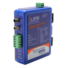 BB-FOSTCDRI-INV - Triple Isolated RS-232/422/485 To Multi-Mode Fiber Converter ST Connectors