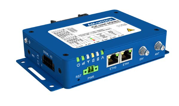 ICR-3241 - Industrial IoT 4G LTE Router & Gateway NAM - 2 SIM with cover, eSIM ready, 2 Ethernet 10/100, 1x RS232, 1x RS485 and I/O