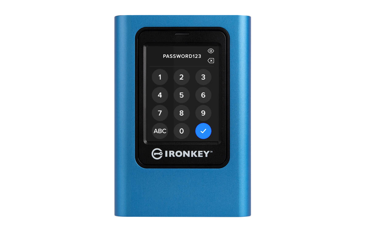IKVP80ES/3840G - 3840GB IronKey Vault Privacy 80 XTS-AES 256-bit Encrypted External SSD