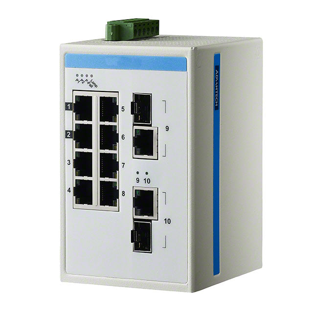 EKI-5629CI-AE - 8 porte FE + 2 porte gigabit Combo Ethernet ProView Industrial Switch with Wide Temperature