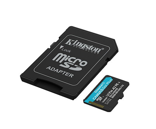SDCG4/64GB - 64GB microSDXC Canvas Go Plus Gen4 200MB/s A2 U3 V30 Card + Adapter