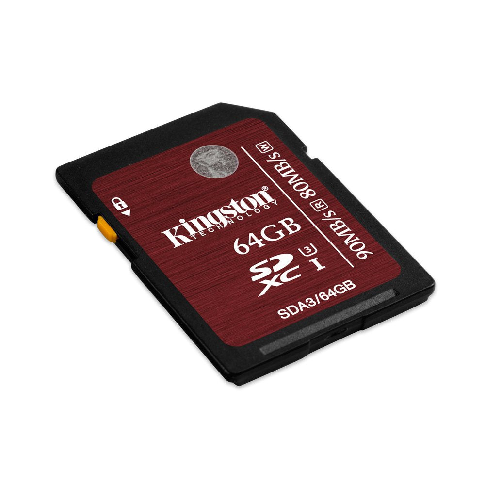 SDA3/64GB - ULTIMI PEZZI!!! 64GB SDXC UHS-I Speed Class 3 Flash Card