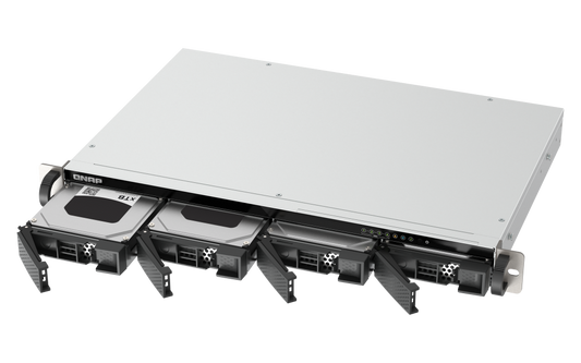 TS-433eU - qnap nas TS-433eU - 1U Rackmount a profondit  ridotta - CPU ARM 4-core Cortex-A55 2,0GHz - 4GB - 1psu