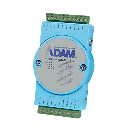 ADAM-4117-C - 8-CHANNEL ANALOG INPUT, MODBUS, WIDE TEMP