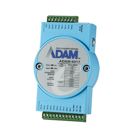 ADAM-6017-D - ETHERNET 8CH ANALOG INPUT W/DO ETH. ENABLED MODULE