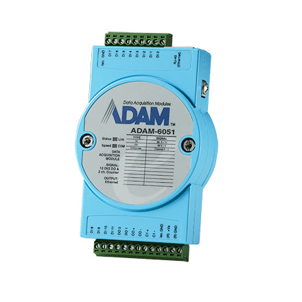 ADAM-6051-D - ETHERNET 16CH ISO DIGITAL I/O W/COUNTER