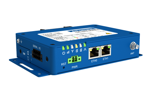 ICR-3211B - Industrial IoT 4G LTE CAT M1 Router & Gateway NAM -  2  SIM with cover, eSIM ready, 2  Ethernet 10/100, 1x RS232, 1x RS485 and I/O