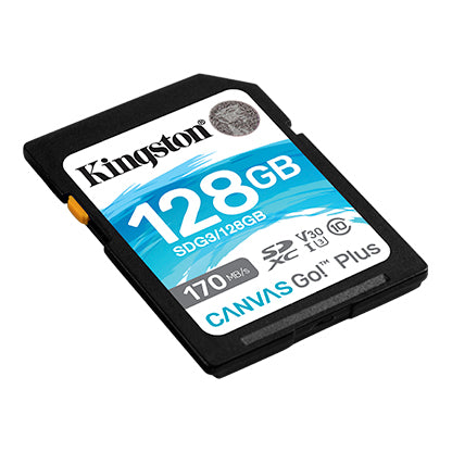 SDG3/128GB - 128GB SDXC Canvas Go Plus 170R C10 UHS-I U3 V30