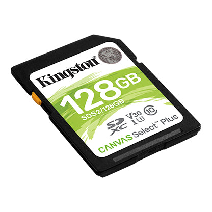 SDS2/128GB - 128GB SDXC Canvas Select Plus 100R C10 UHS-I U3 V30